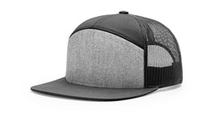 168 7-Panel Leather Patch Hat