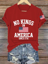 Women's No King in America Print T-Shirt