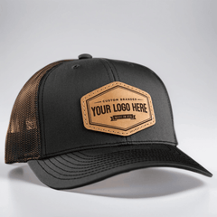 110 Custom Leather Patch Hat