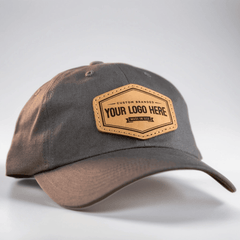 R65 Unstructured Custom Leather Patch Hat