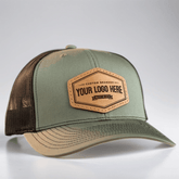 112 Custom Leather Patch Hat