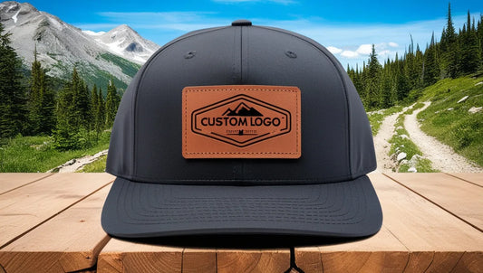 Leather Patch on Hats for Style and Branding