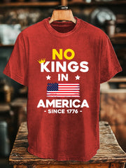 Men's “No King in America Since 1776” Print T-Shirt