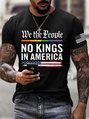Men's Casual Fashion Reject The King Fdt Round Neck T-Shirt